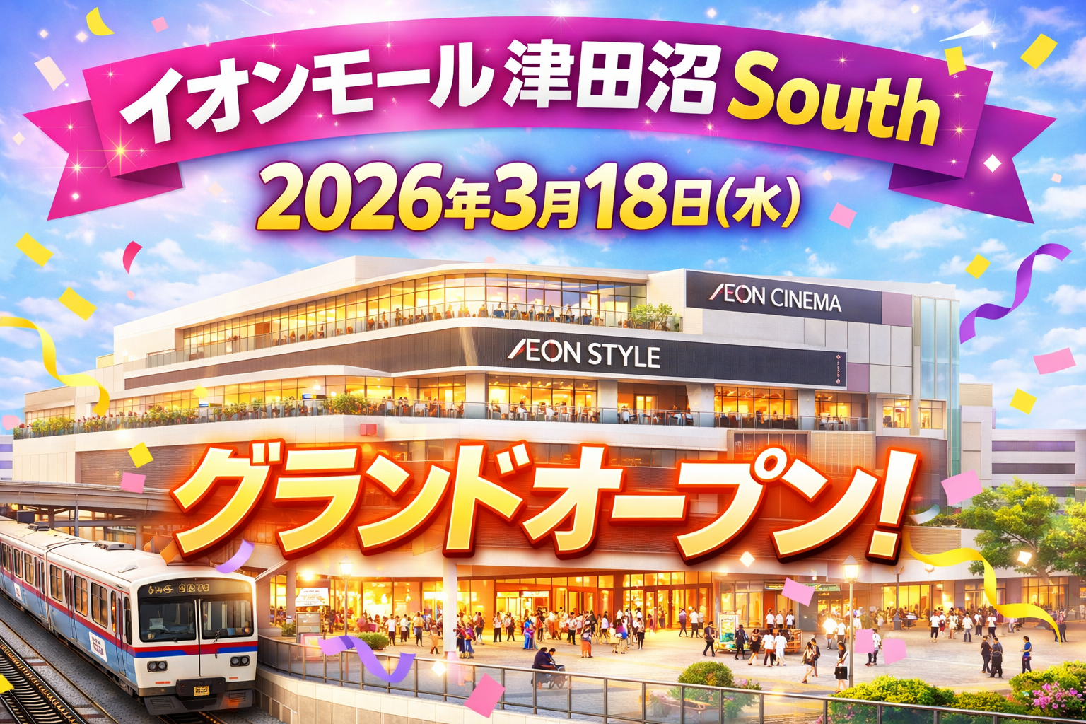 イオンモール津田沼 Southオープン